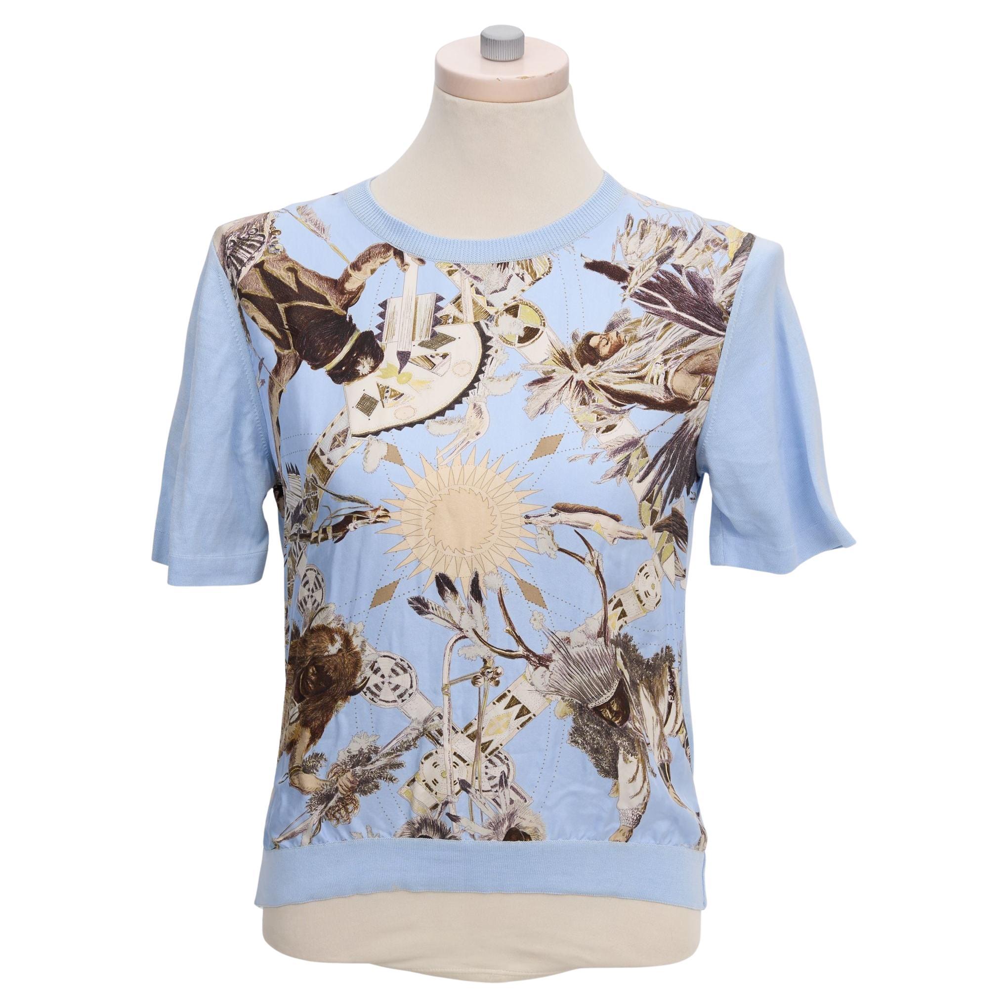 Hermès Celeste Mythologie Silk Top For Sale