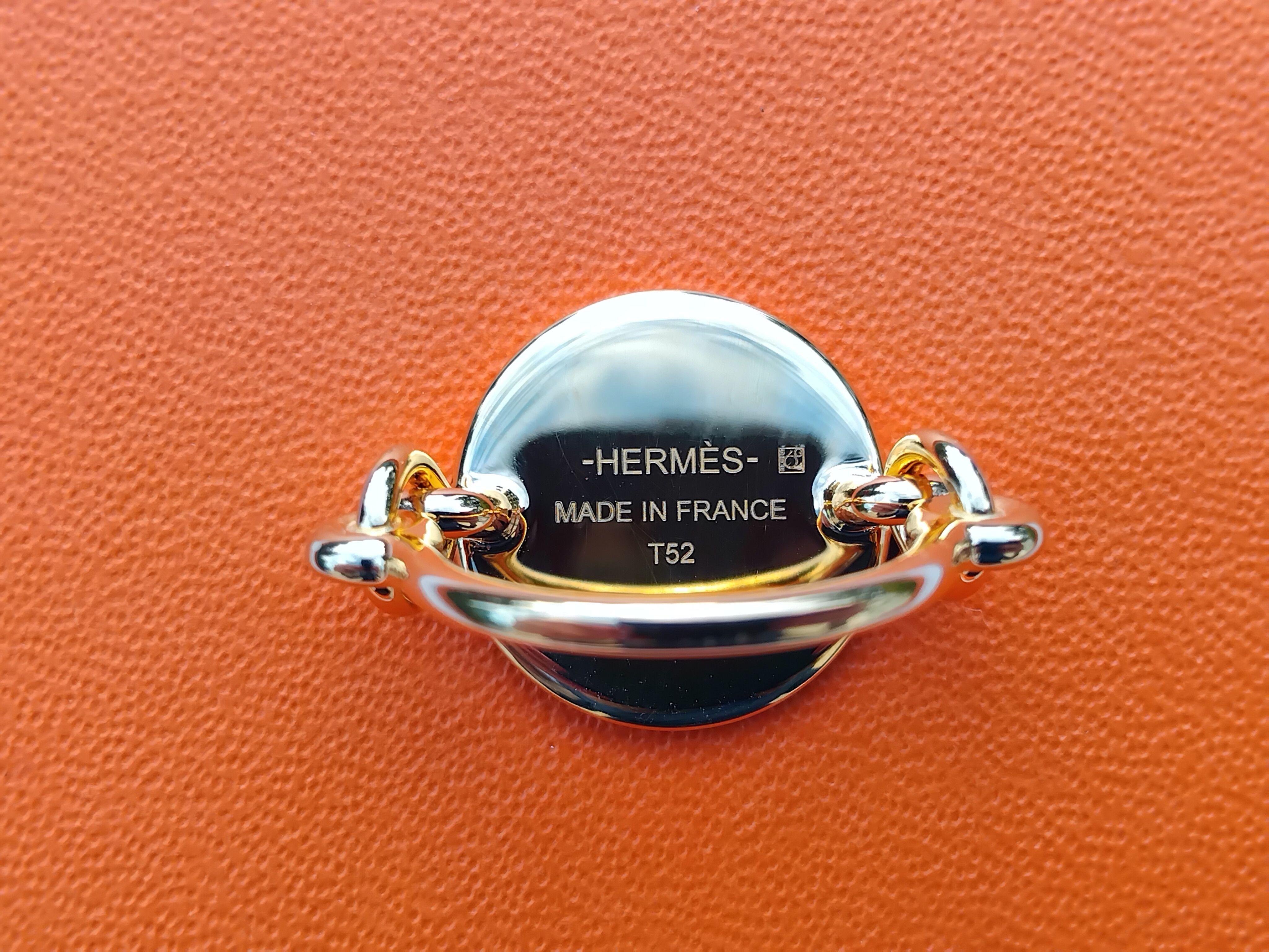 Anello Hermès Celeste Nuit S.52 in vendita 8