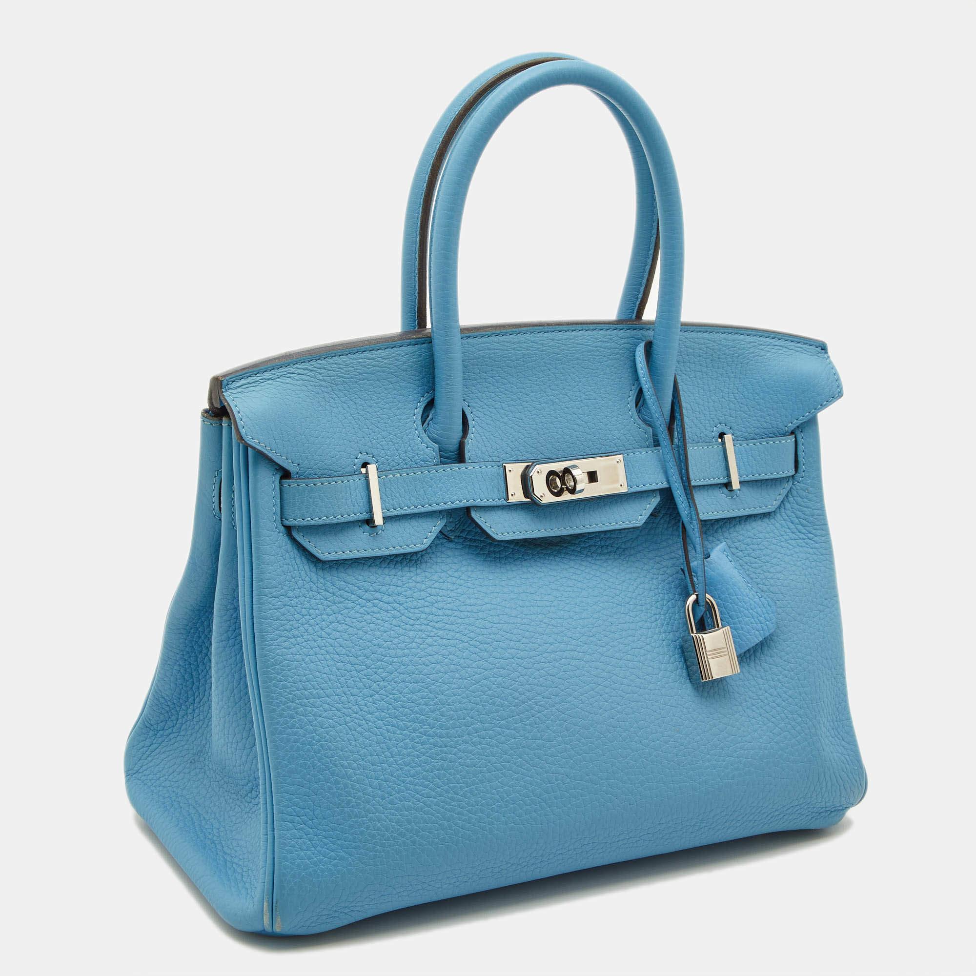 The iconic Hermès Birkin is rightly one of the most desired handbags in the world. Handcrafted from the highest quality leather by skilled artisans, it takes long hours of rigorous effort to stitch a Birkin together. Stitched using Taurillion