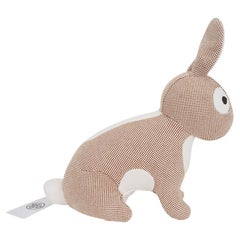 Hermes Celestin Rabbit Plush Toy Naturel H Canvas