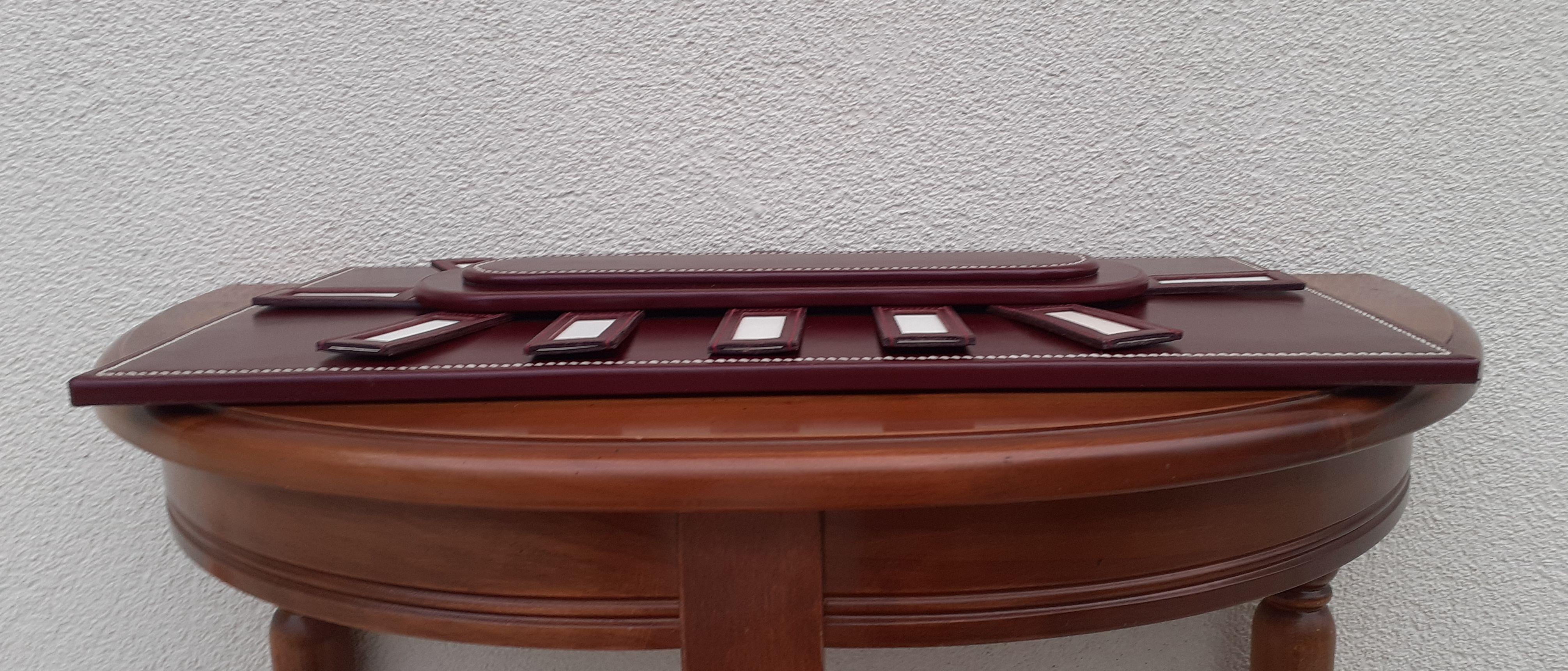 Hermès Centerpiece Seating Plan Table Plan 12 People Rouge H Leather 4
