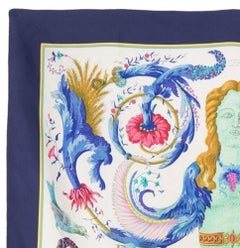 Hermes Ceres by Françoise Faconnet Silk Scarf