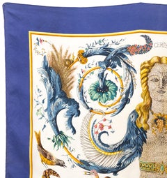 Hermes Ceres by Françoise Faconnet Silk Scarf
