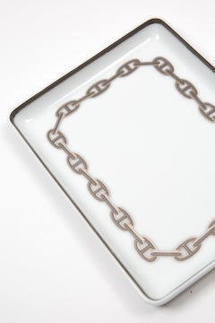 Hermes Chaine D Ancre Porcelain Ashtray Organizer