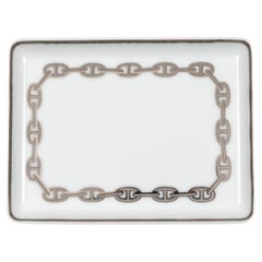 Hermes Chaine D Ancre Porcelain Ashtray Organizer