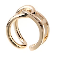 Hermes Chaine D Ancre Yellow Gold Ring