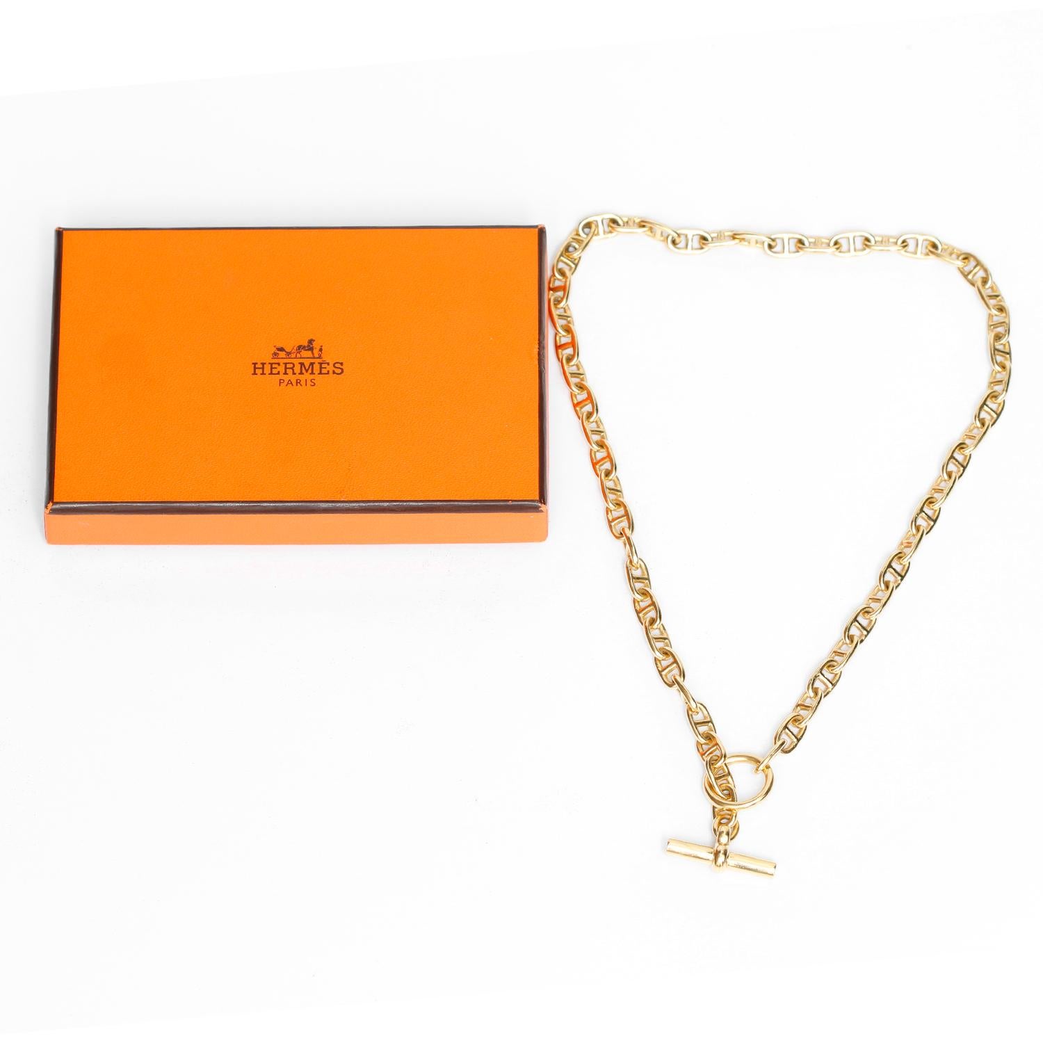 chaine d'ancre necklace hermes