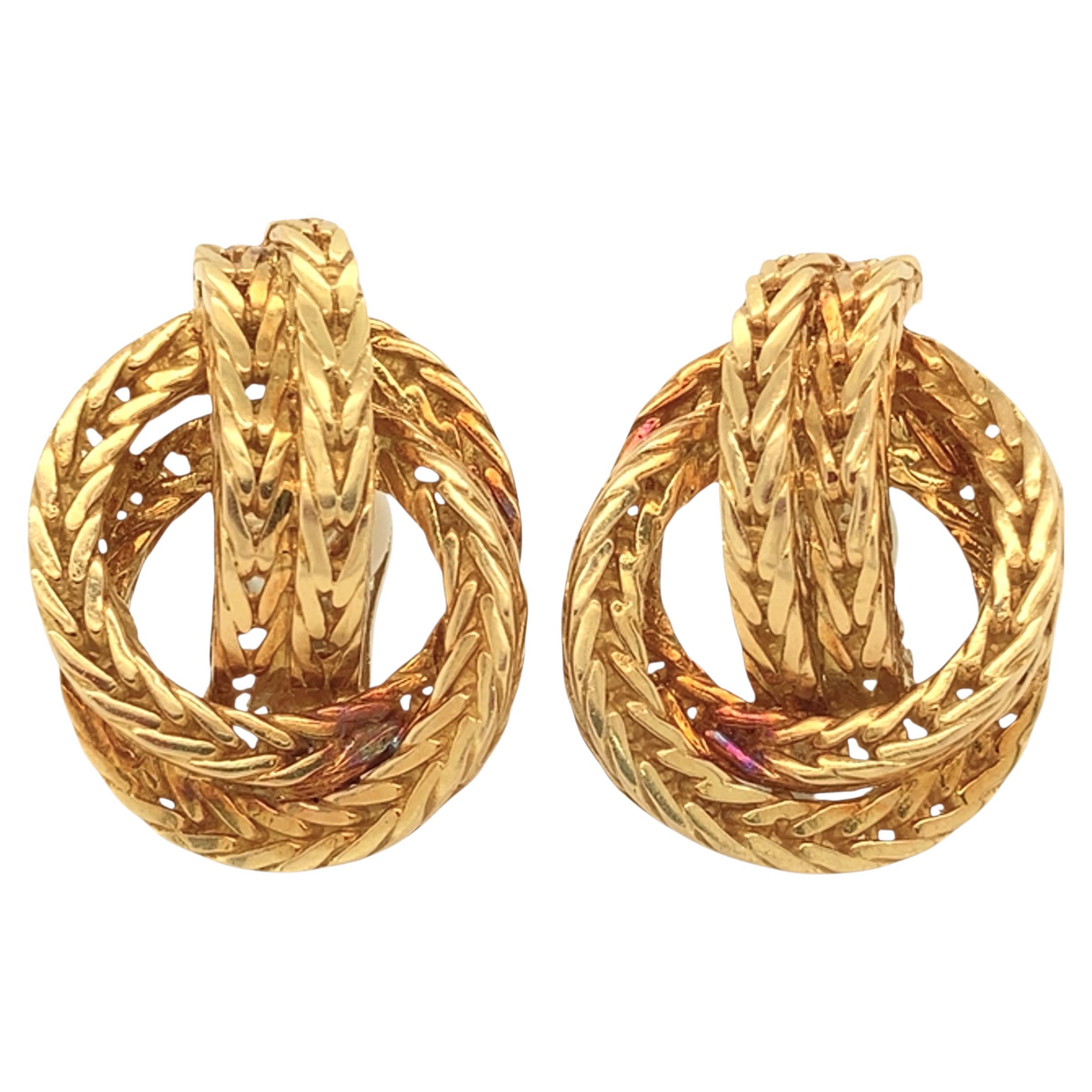 Orecchini Chaine d
Ancre in oro 18 carati di Hermès in vendita