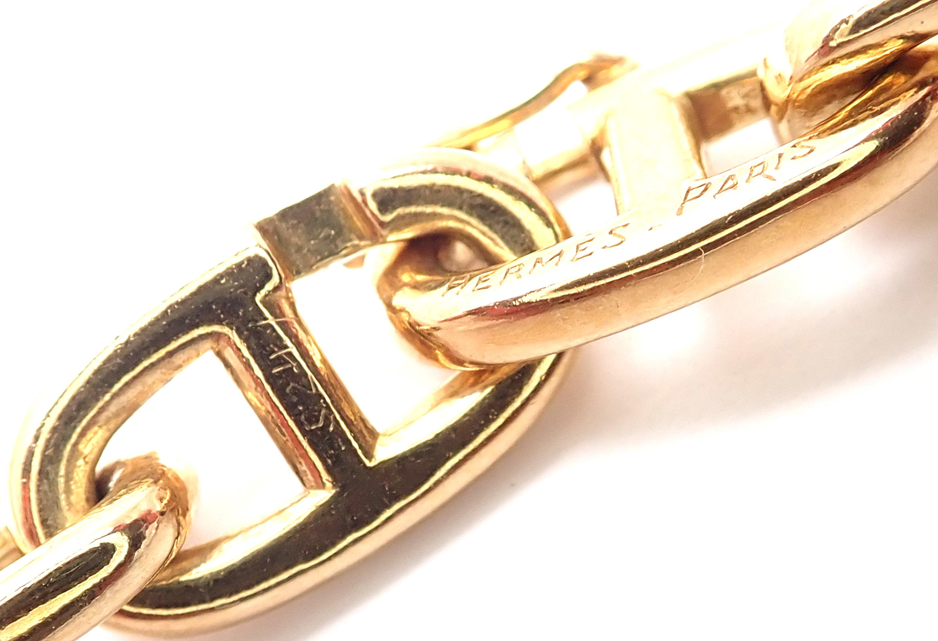 hermes anchor chain necklace