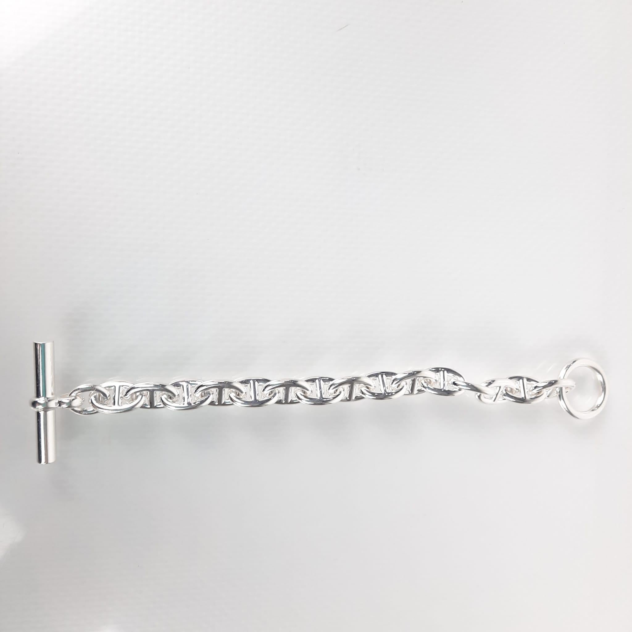 Hermes Chaine d'ancre bracelet, small model Size 15 1