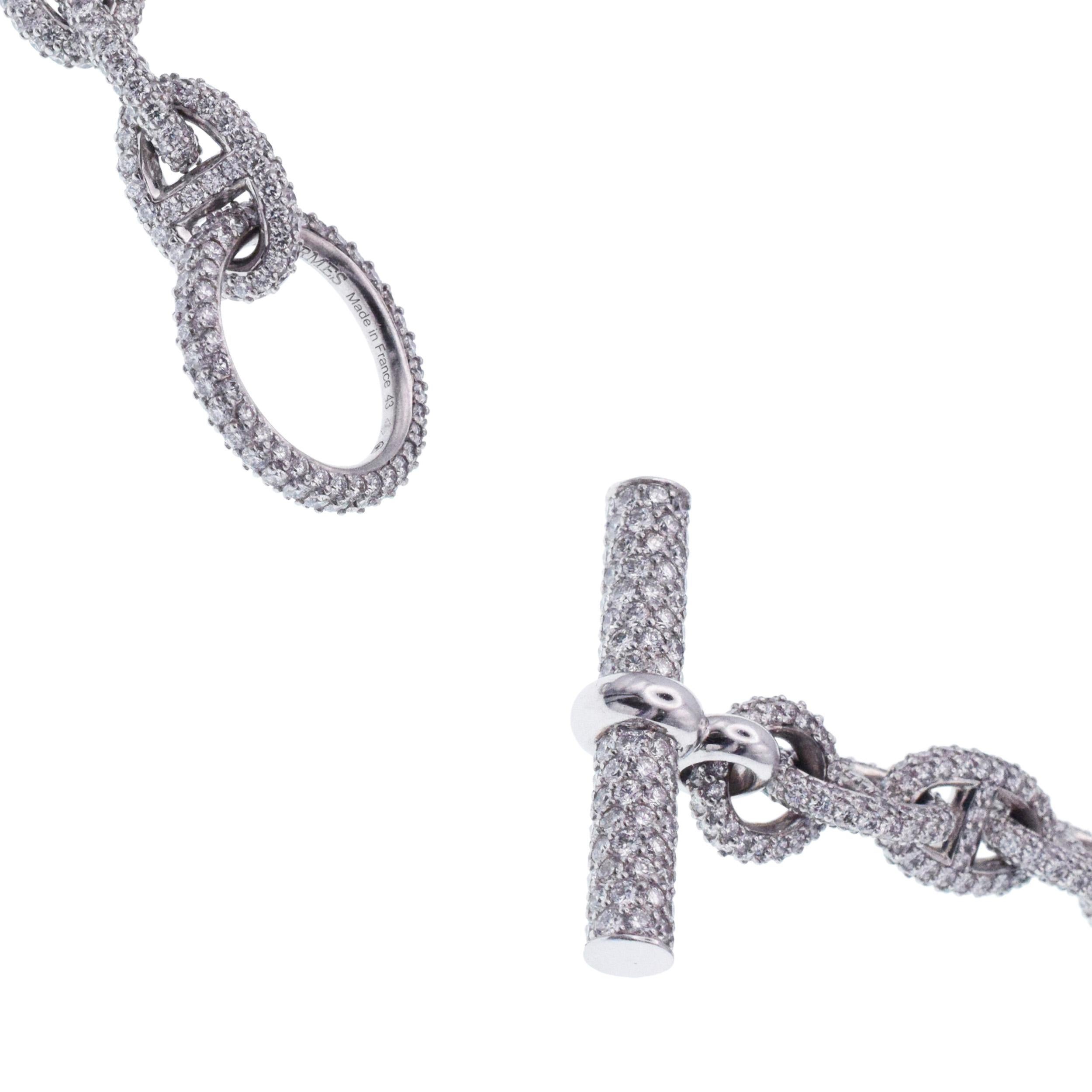 Hermes Chaine D’Ancre Diamond  Necklace 3