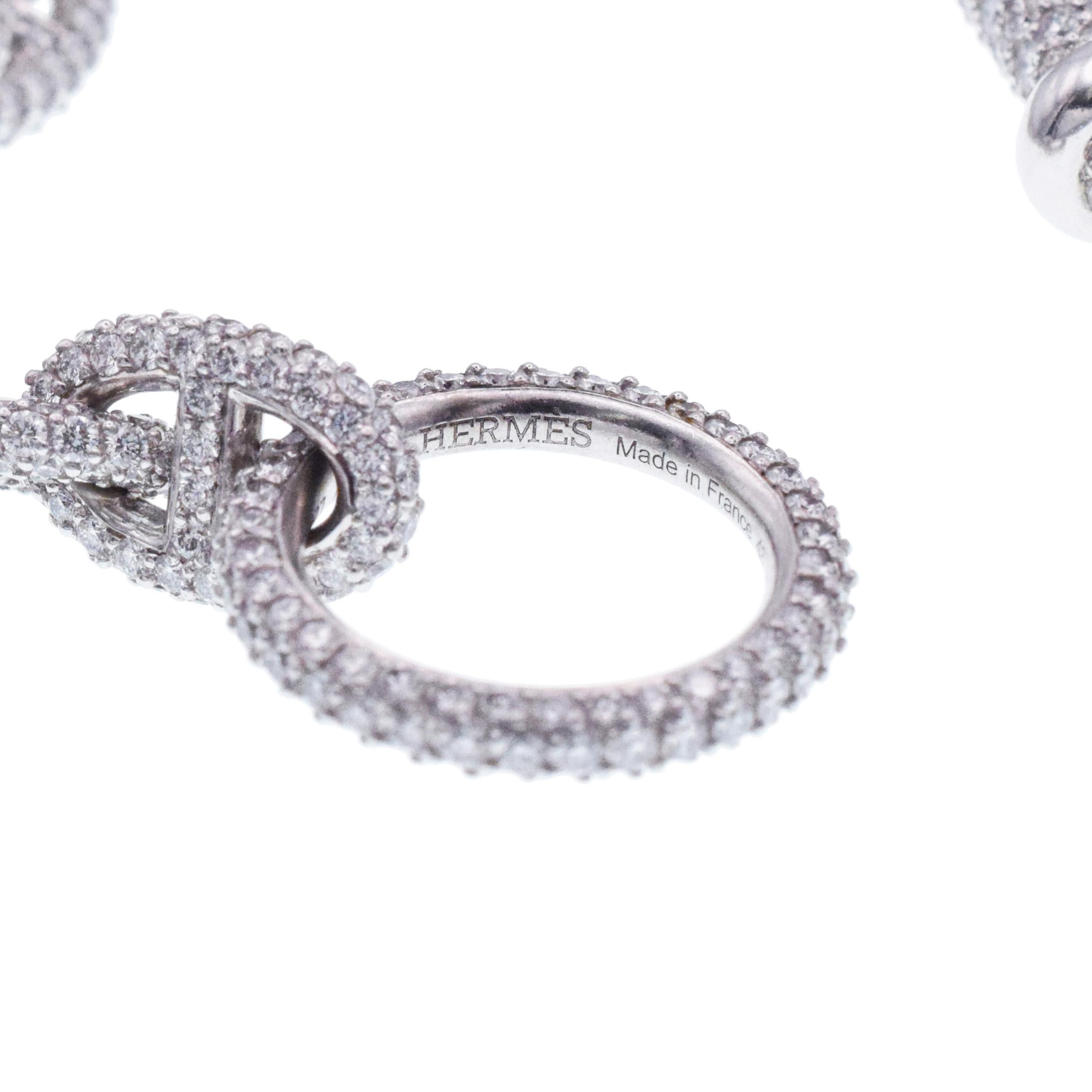 Hermes Chaine D’Ancre Diamond  Necklace 4