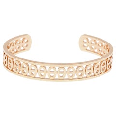 Hermes Chaine D'ancre Divine 18K Rose Gold Kleines Modell Offenes Manschettenarmband SH