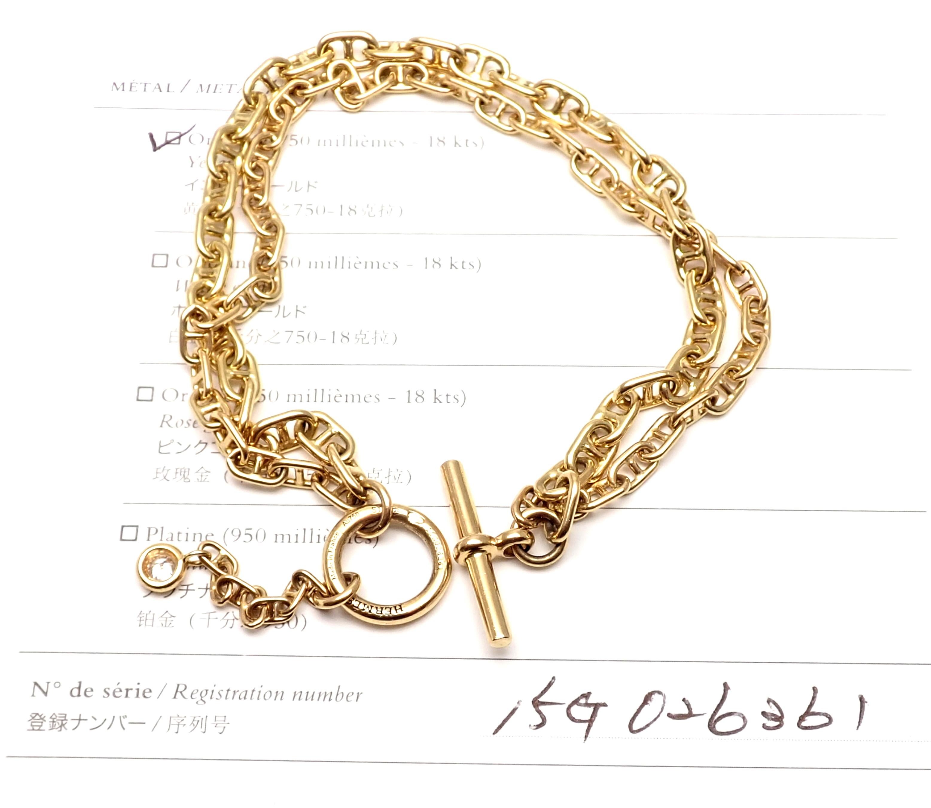 hermes chaine d'ancre bracelet gold
