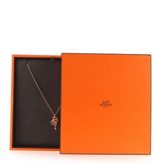 Hermes Chaine d'Ancre Enchainee Pendant Necklace Bracelet 18K Rose Gold