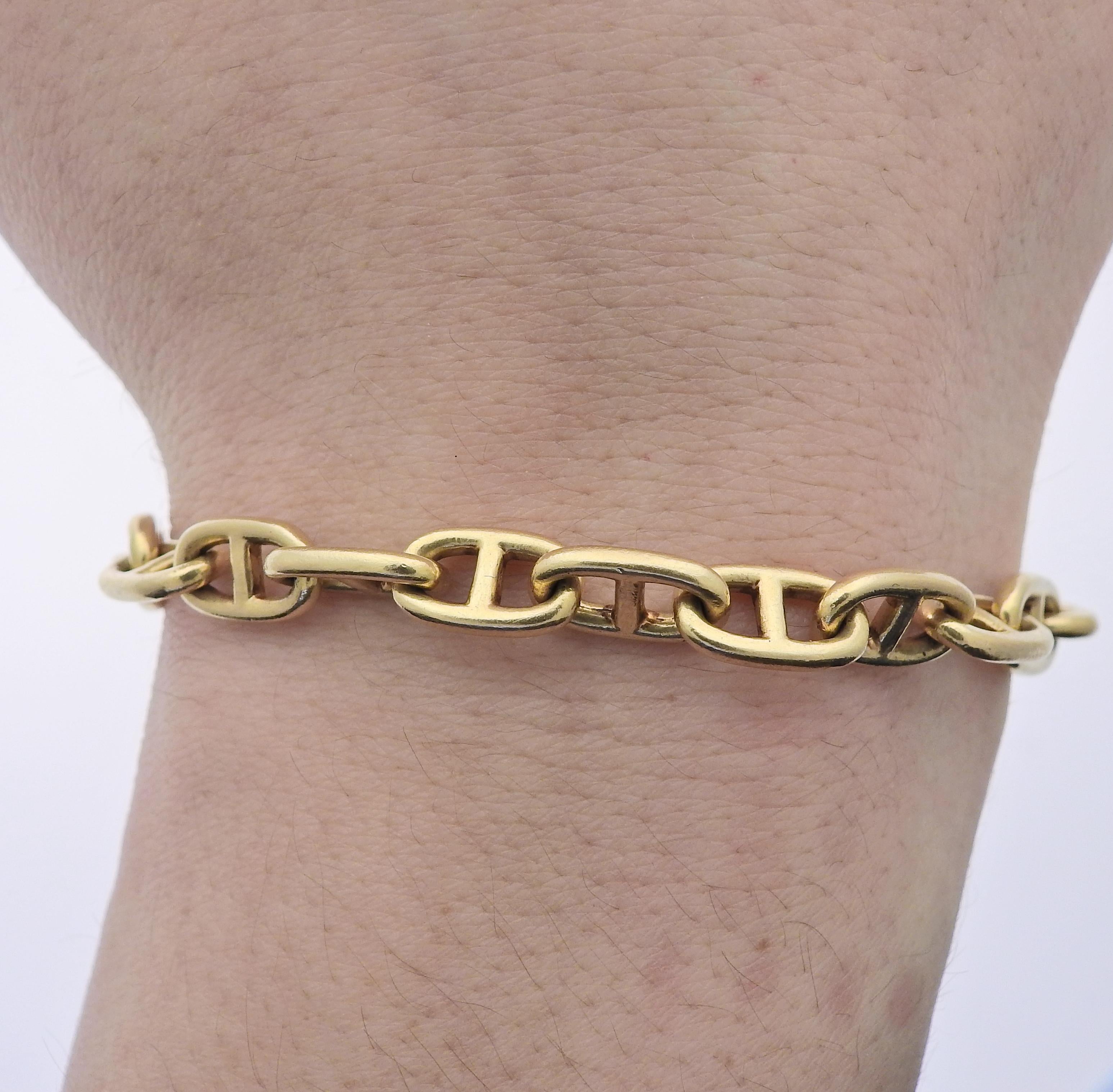 hermes gold bracelet