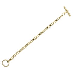 Hermes Chaine D'Ancre Gold Bracelet
