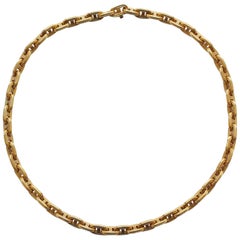 Hermès Chaîne d'ancre - Collier en or