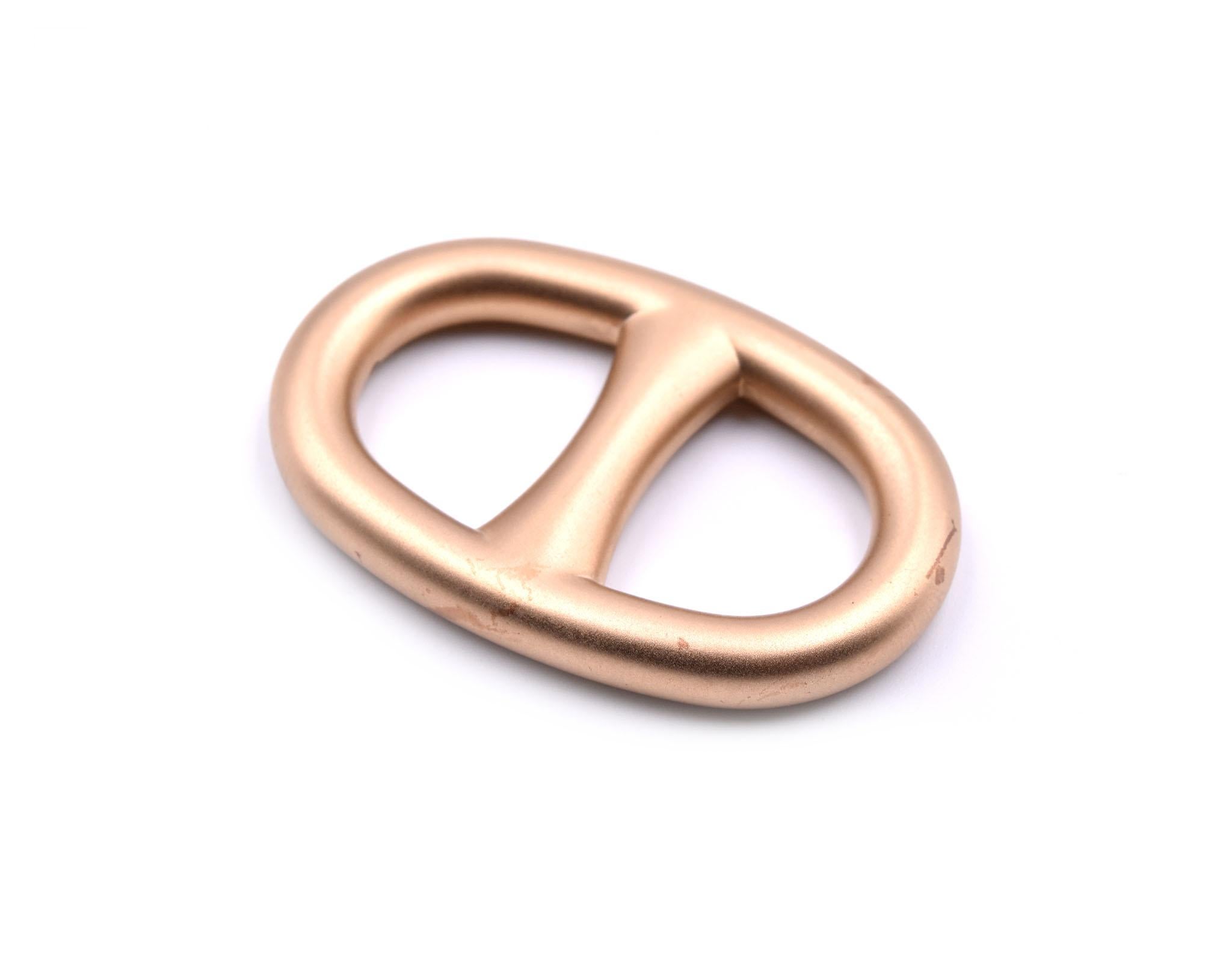 hermes chaine d'ancre scarf ring