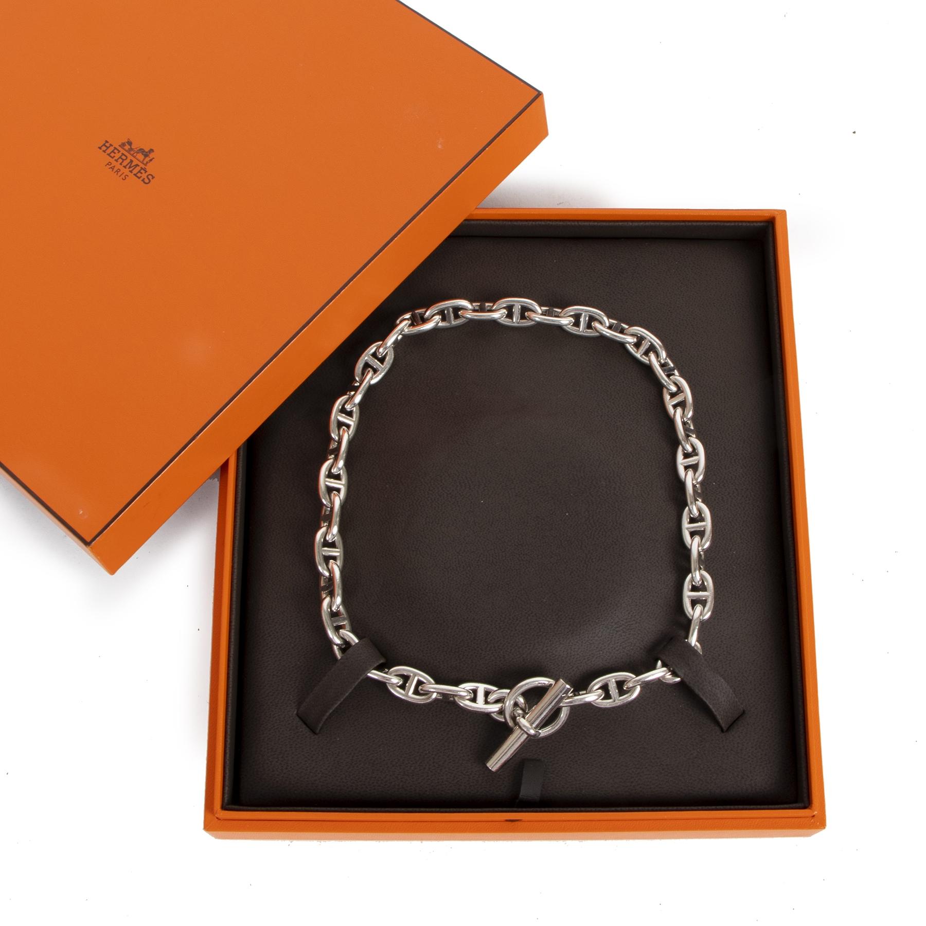 hermes chaine d'ancre necklace