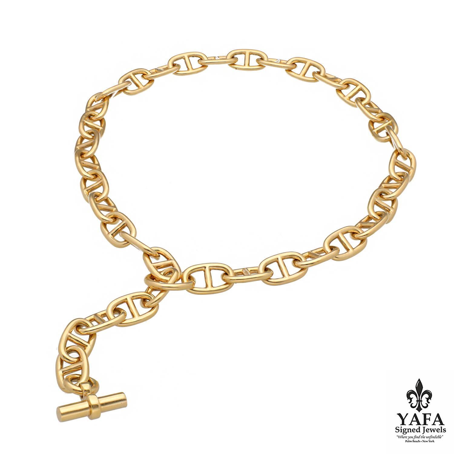 collier chaine d'ancre hermes