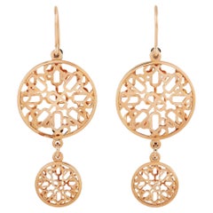 Hermès Chaine d'Ancre Passerelle 18K Rose Gold Earrings