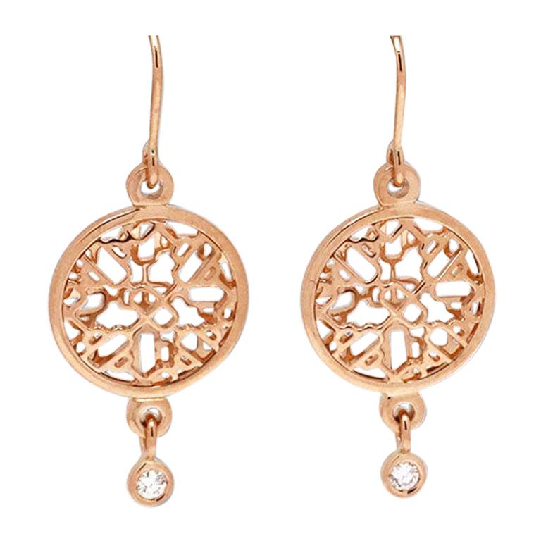 Hermes Chaine d
Ancre Passerelle Rose Gold Earrings, Small Model