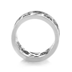Hermès Chaîne d'Ancre Passerelle Women's Sterling Silver Cutout Band Ring