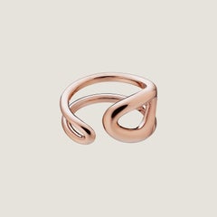 Hermes Chaine d'ancre Punk ring, medium model rose gold Size 51mm us 5 3/4
