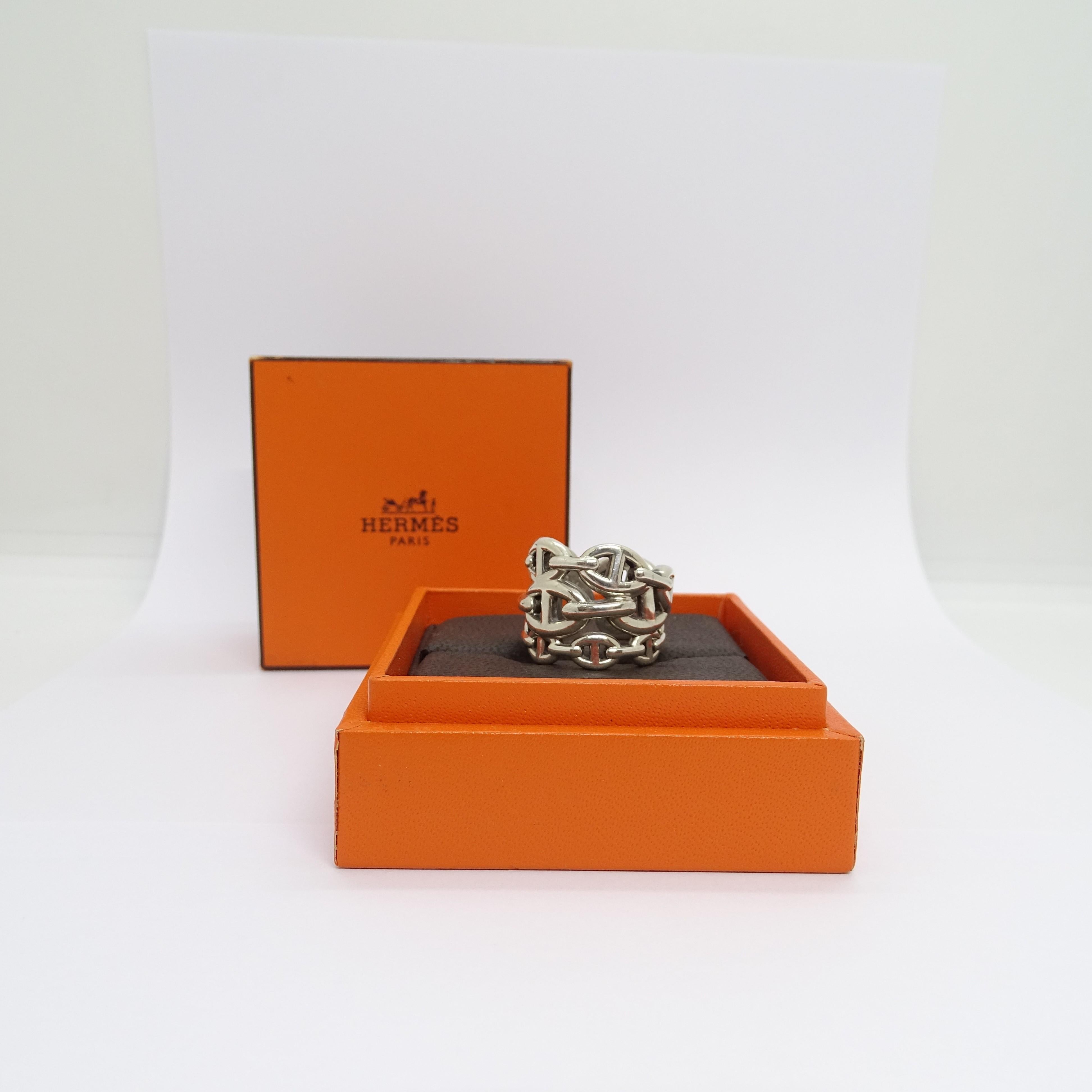 Hermes Chaîne d’Ancre ring, Hermès, 925 Silver 5