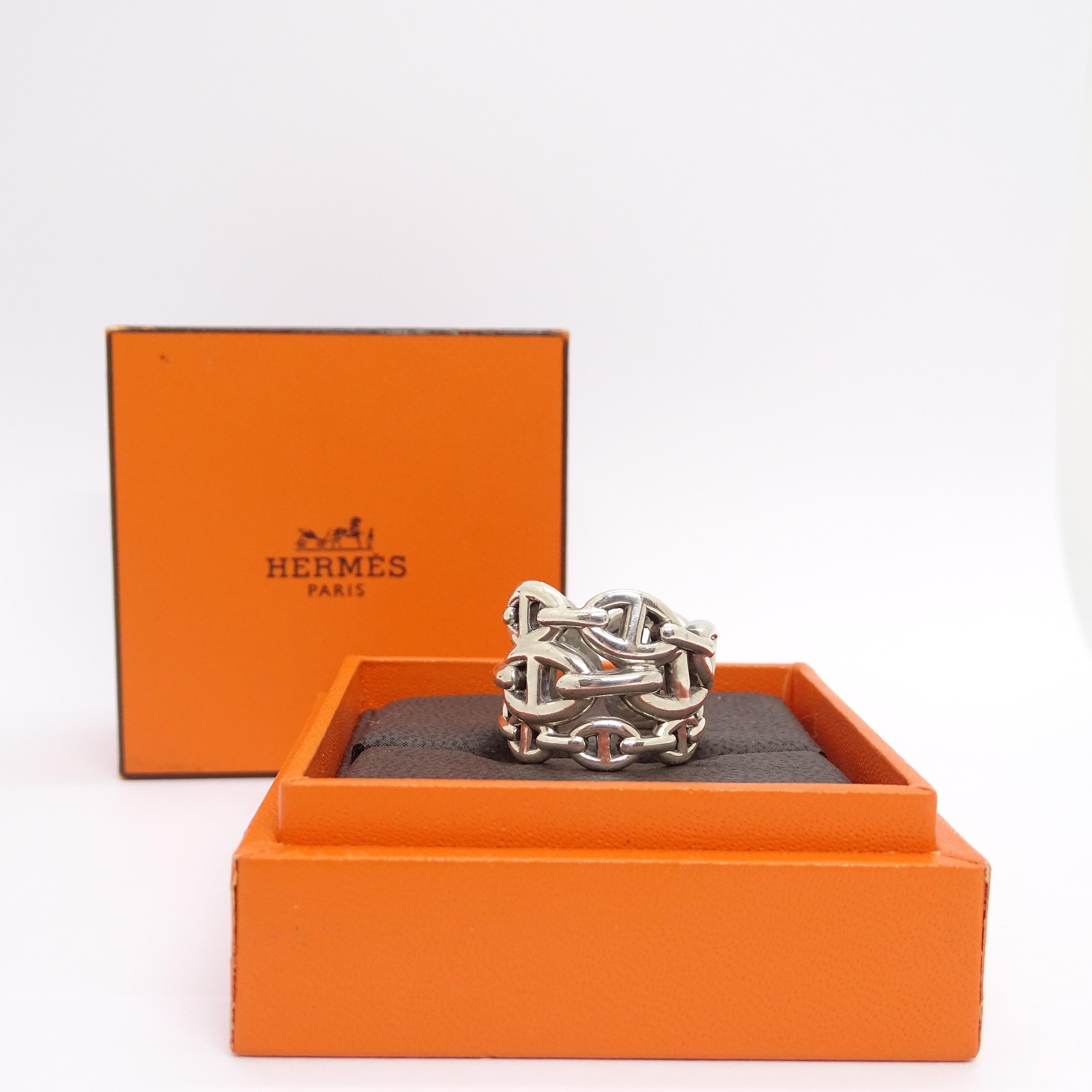 Hermes Chaîne d’Ancre ring, Hermès, 925 Silver 6