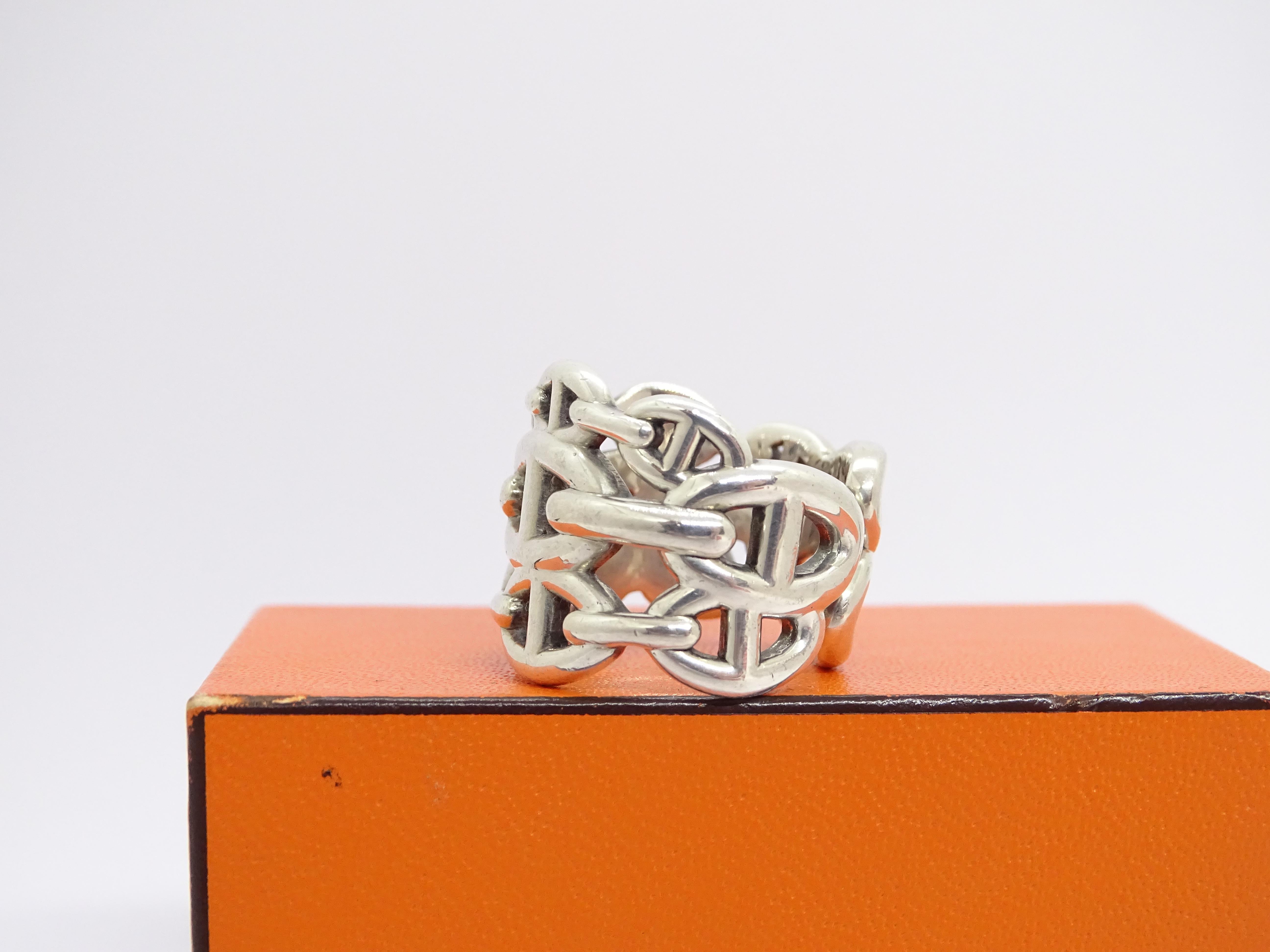 Hermes Chaîne d’Ancre ring, Hermès, 925 Silver 8
