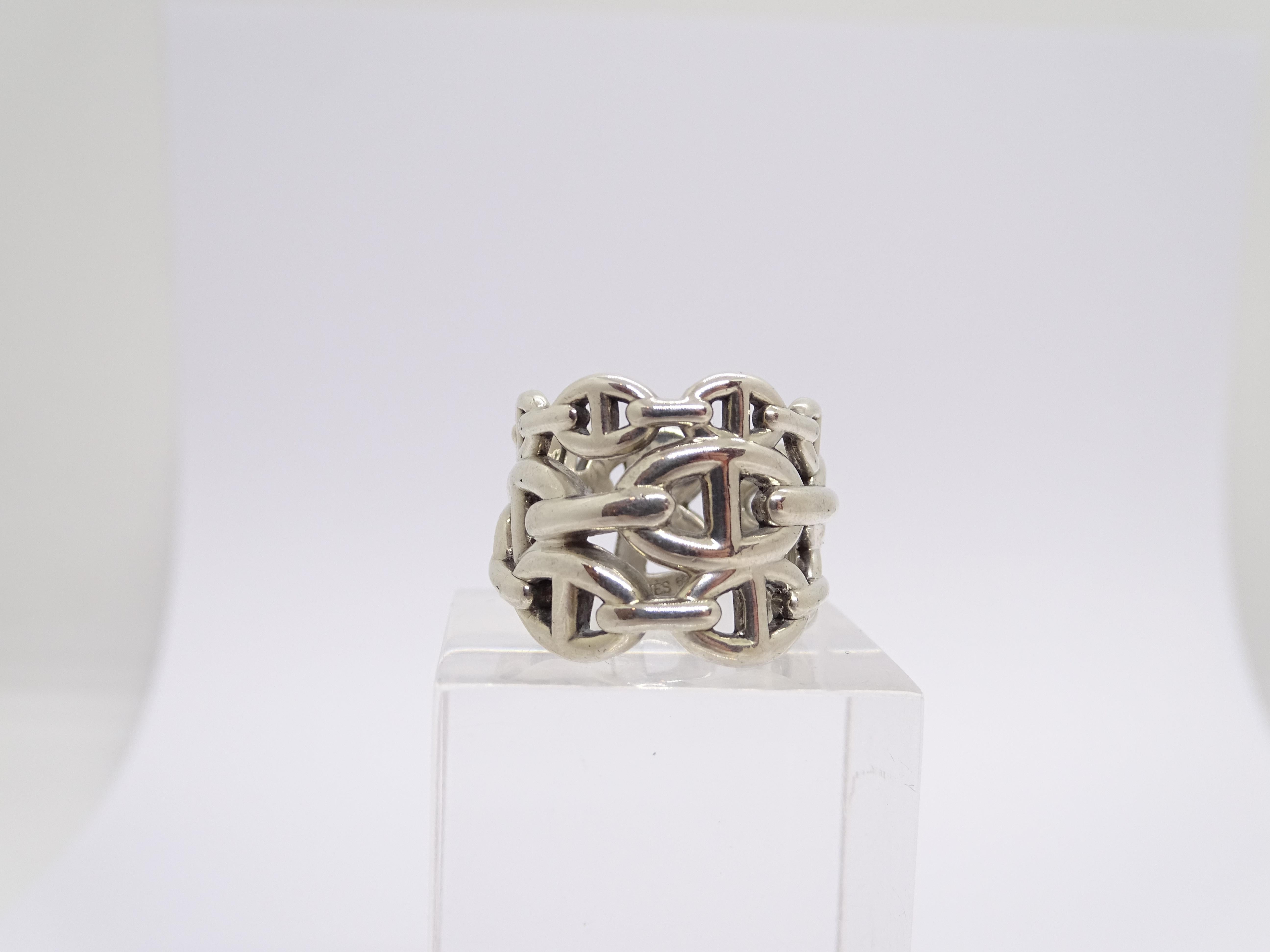 Hermes Chaîne d’Ancre ring, Hermès, 925 Silver 11