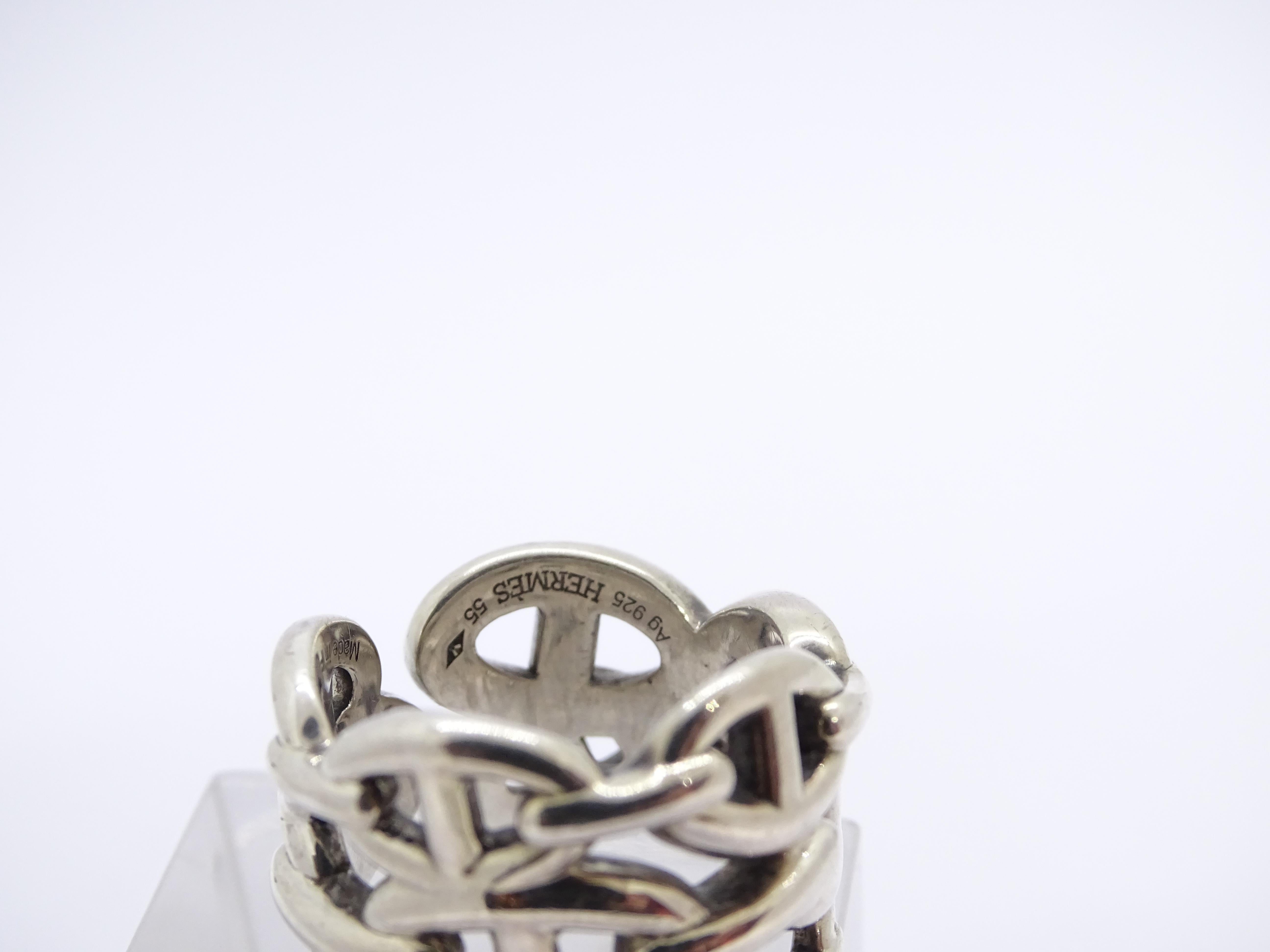 Hermes Chaîne d’Ancre ring, Hermès, 925 Silver 14