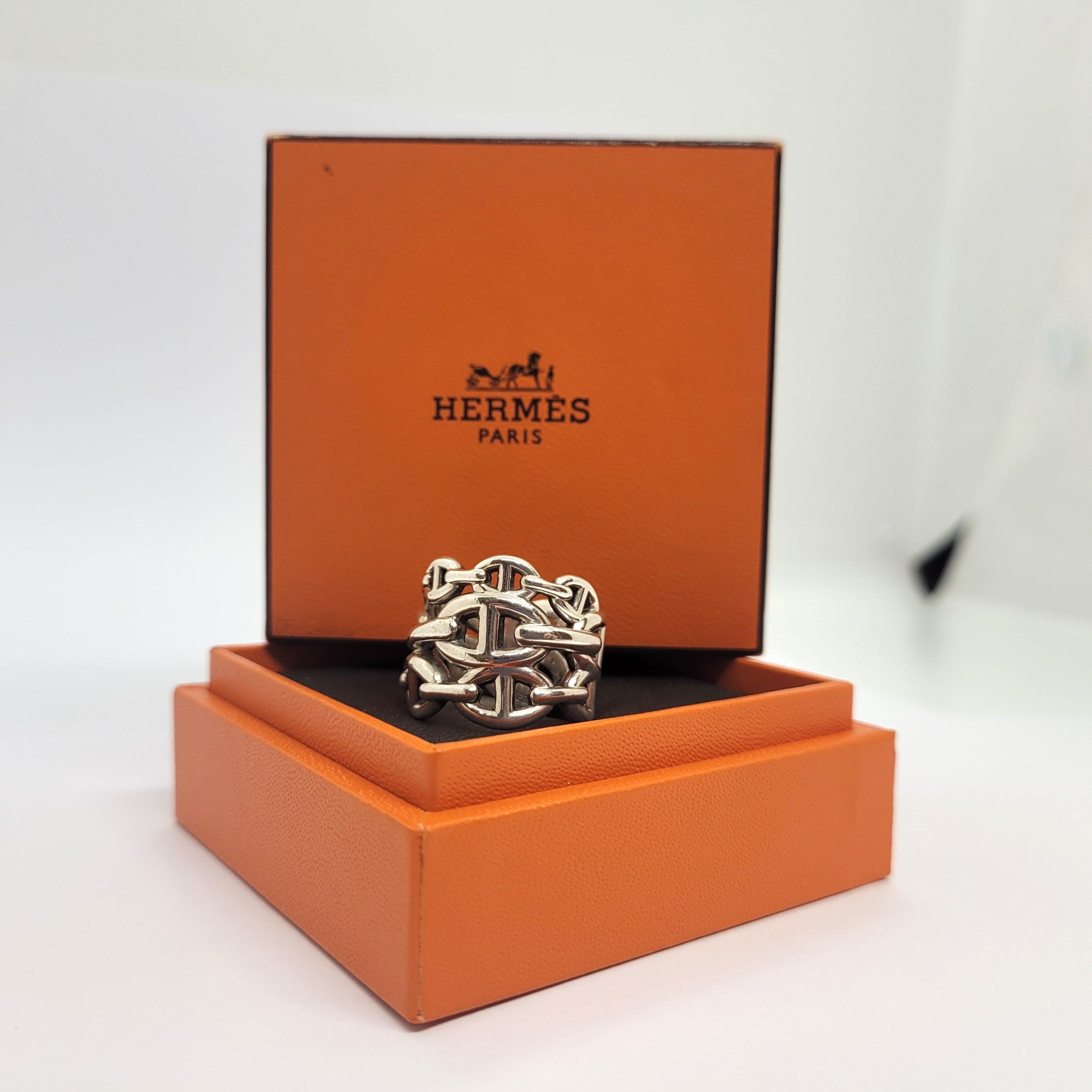 Hermes Chaîne d’Ancre ring, Hermès, 925 Silver 1
