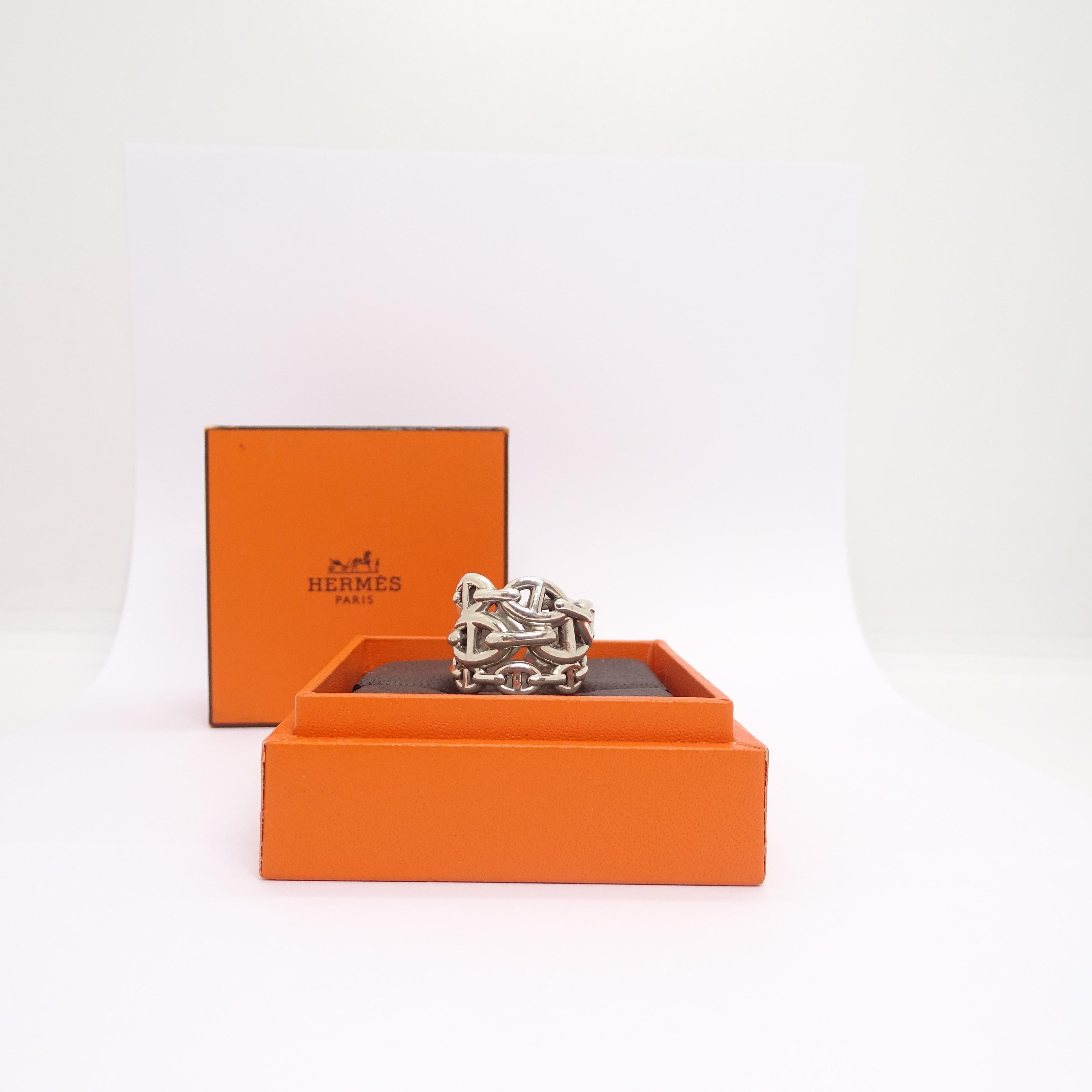 Hermes Chaîne d’Ancre ring, Hermès, 925 Silver 4