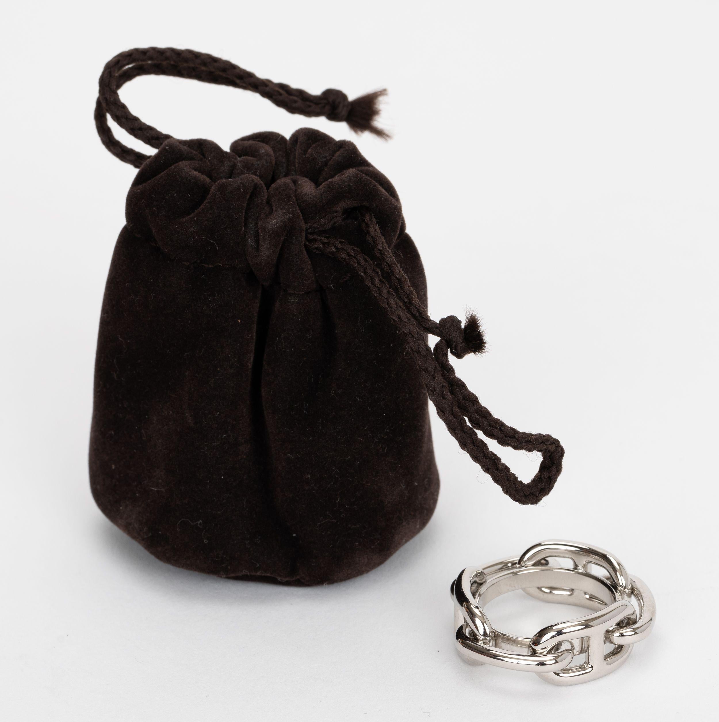 Anello sciarpa Hermès Chaine D'Ancre In condizioni ottime in vendita a West Hollywood, CA