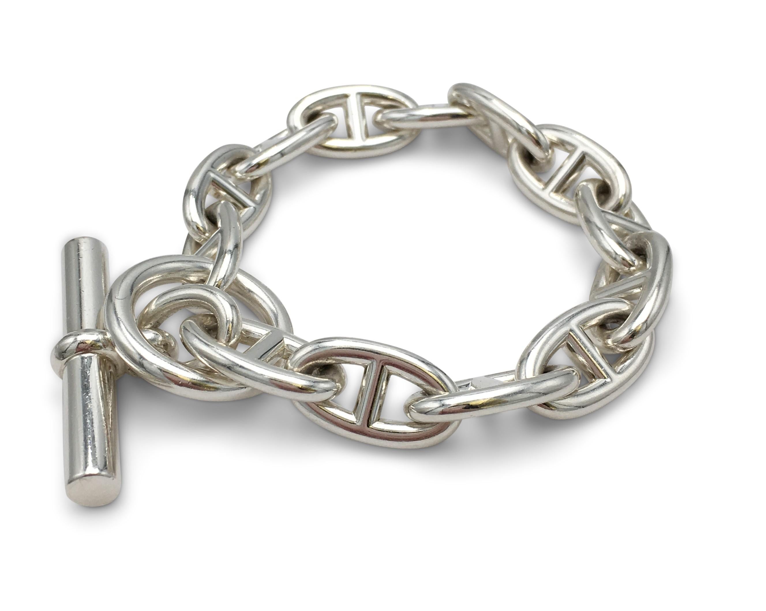 Hermes 'Chaine d'Ancre' Silver Bracelet at 1stDibs | hermes chaine d ...