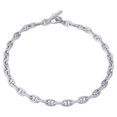 Hermès 'Chaîne d'ancre' Collier en argent, petit modèle