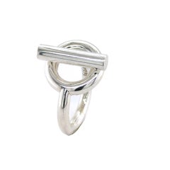 Hermès Chaine D'ancre Sterling Silver Ring, circa 1995