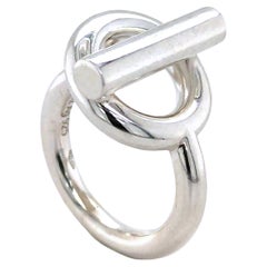 Hermès Chaine D'ancre Sterling Silver Ring, circa 1995