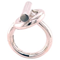 Hermès Chaine D'ancre Sterling Silver Ring, circa 1995