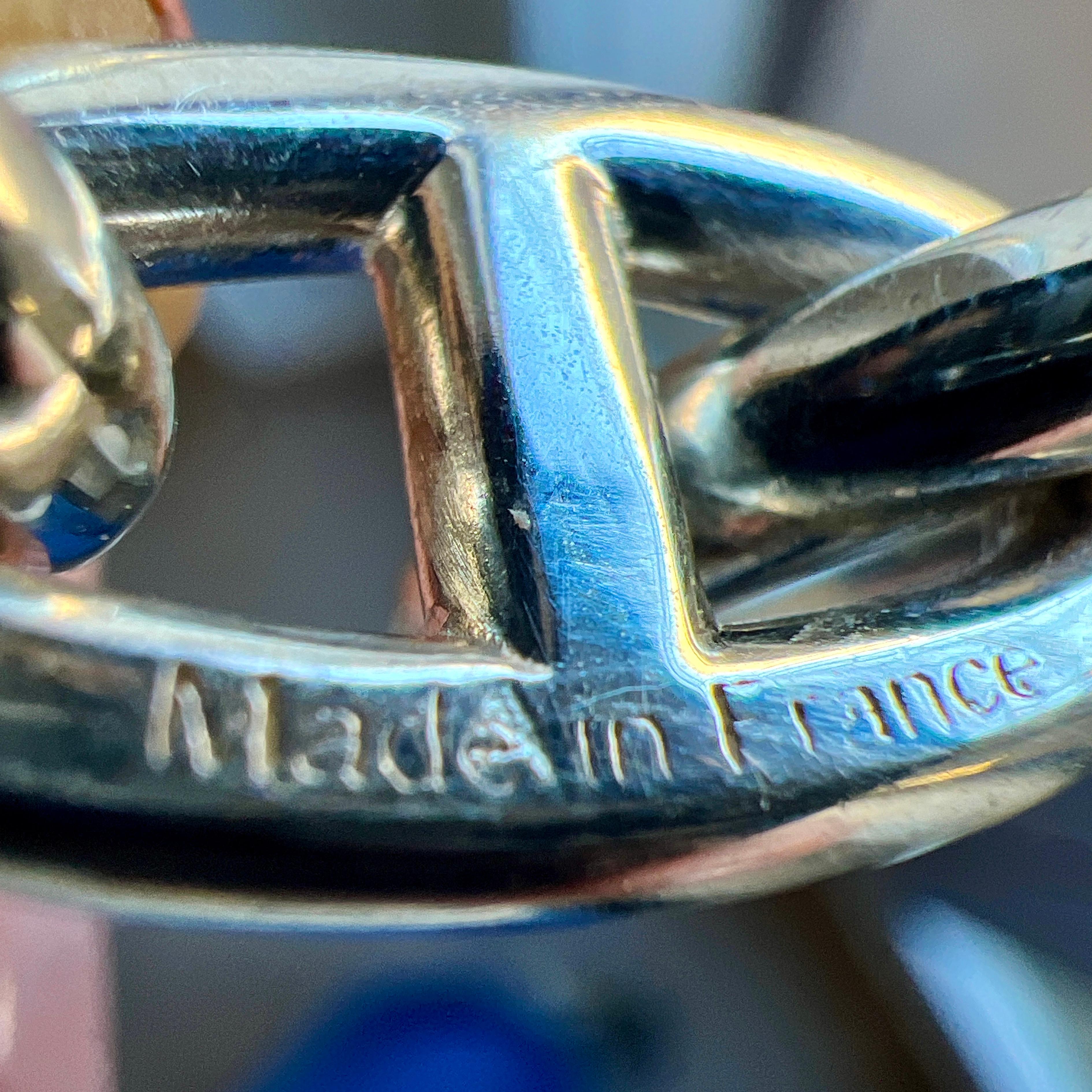 Femenino o masculino Pulsera unisex Hermès Chaine D'ancre de plata de ley, circa 1995 en venta