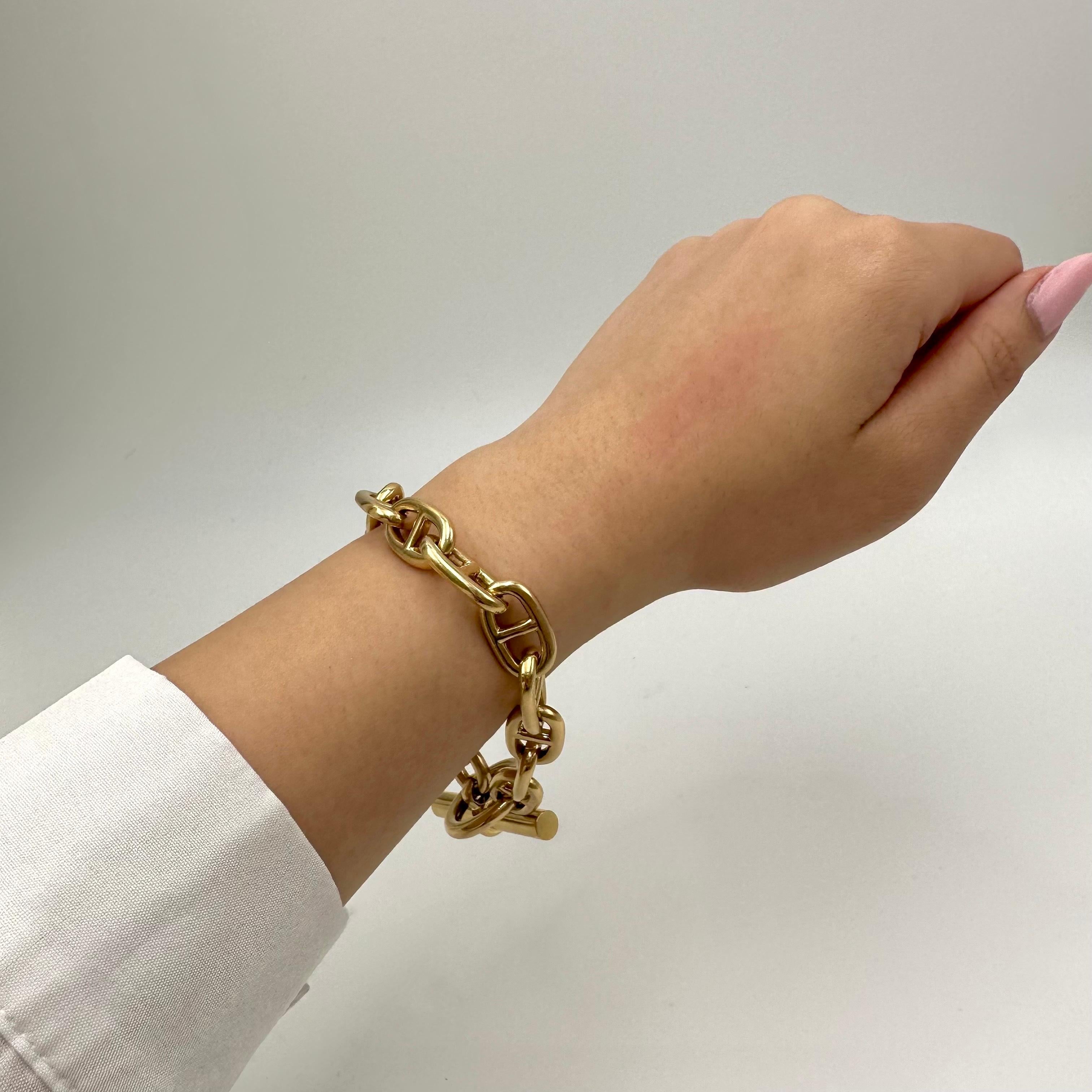Hermès 'Chaîne d'Ancre' Gelbgold-Armband 1