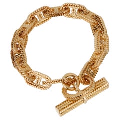 Hermes Chaine D'Ancre Yellow Gold Bracelet