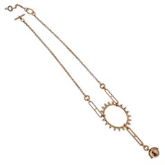Hermes Chandra Necklace in 18k Rose Gold.