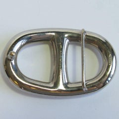 HERMES 'Chaîne d'Ancre' Belt Buckle in Palladium Metal