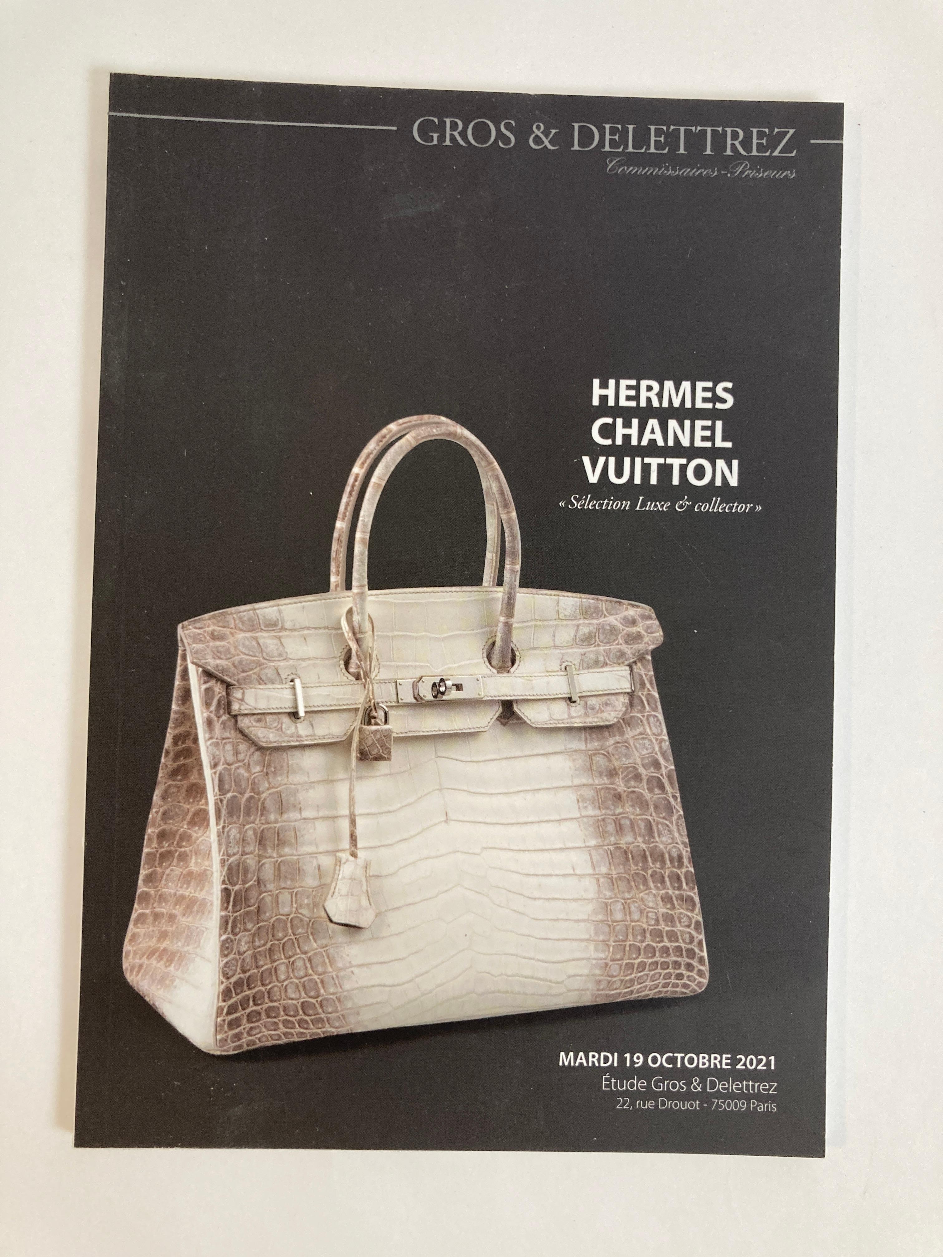 Hermes Chanel Vuitton Selection Luxe & Collector Auction Catalog 2021 by Gros & Delettrez Paris.
Paris Auction Catalog 2021 Published by Gros & Delettrez,
Hermes Chanel Vuitton Selection Luxe & Collector Auction Catalog 2021 Paris Auction