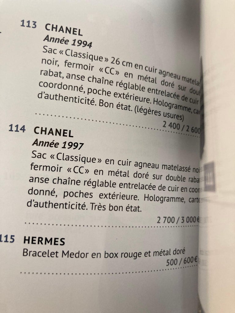 Hermes Chanel Vuitton Luxe Collector Auction Catalog 2021 by Gros