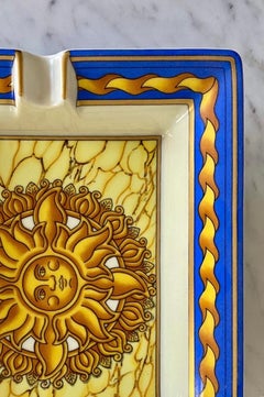 Cambio Hermes / Cenicero Chasse En Inde Porcelana